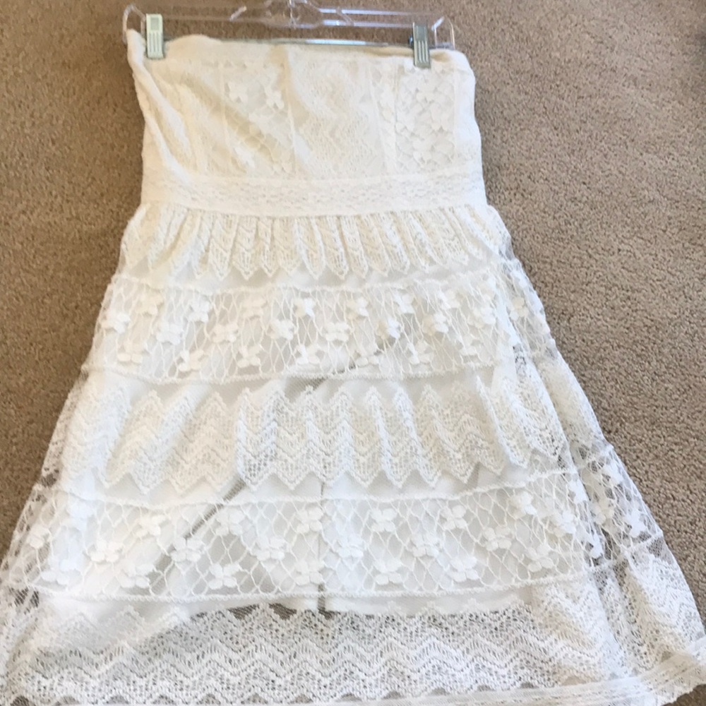 Strapless summer dress